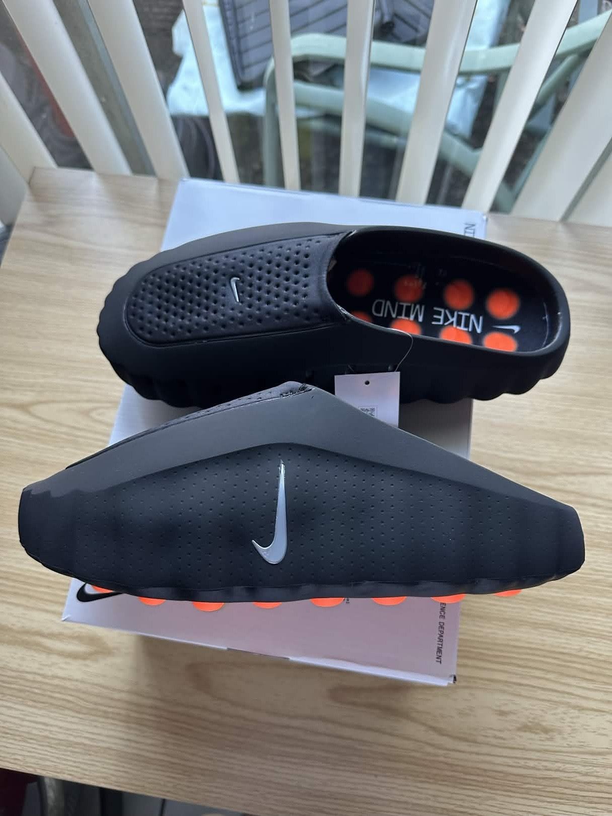 Size 12 - Nike mind 001 black chrome