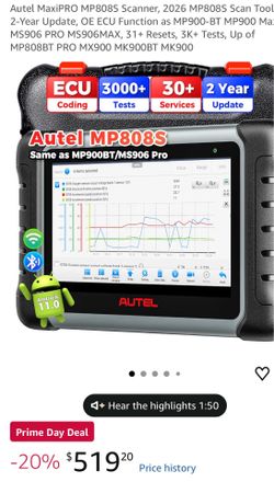 Autel obd reader scan tool