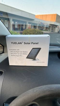 YUELAN Solar Panel for Security Cameras