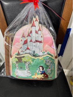 Snow White loungefly backpack and wallet set