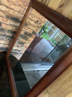 Mirror and Marble Top Table display