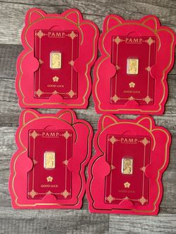 PAMP Lucky Cat 2.5 Gram Gold Bar 24k Gold
