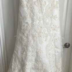 Beaded And Lace Wedding Dress