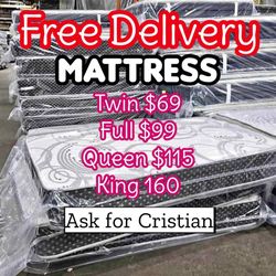 New Mattresses  Twin mattress Full mattress Queen mattress  King mattress  Colchones nuevos  Beds 