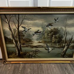vintage oil painting 