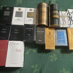 All types of colognes