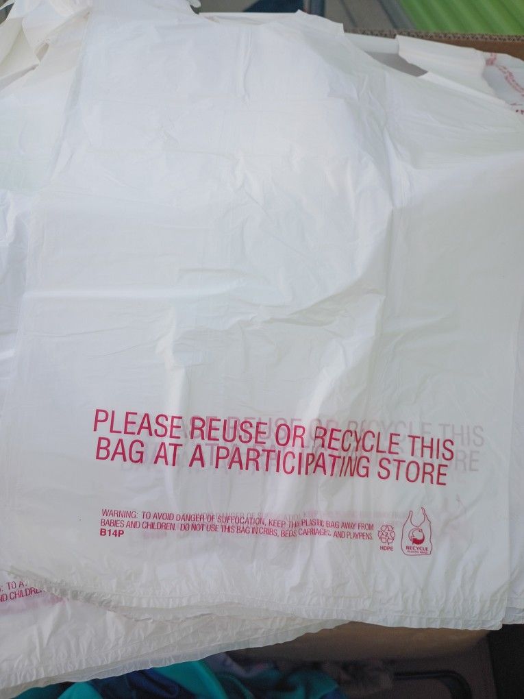 TSHIRT Bags ... ATTENTION Store Owners Boxes Of 200 Bags Each
