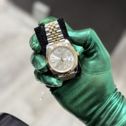 2024 Rolex 126333 Datejust 41 Silver Dial 18K Gold Stainless Steel Box Papers