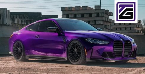 💜🔥 Ferrada F8-FR12 20x11 Wheels 🏁 Obsidian Black Finish | Purple Custom Style 🖤💜