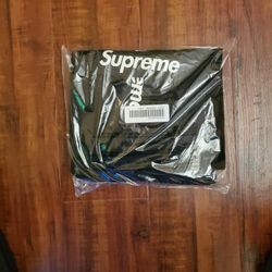 Supreme Cross Box Logo Black Large