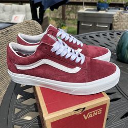 Vans Old Skool - Pig Suede Tawny Port