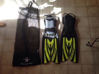 scuba pro twin jet max size small w/ mess carry bag