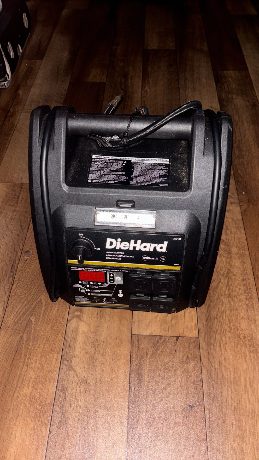 Car Battery Charger/ Air Pump