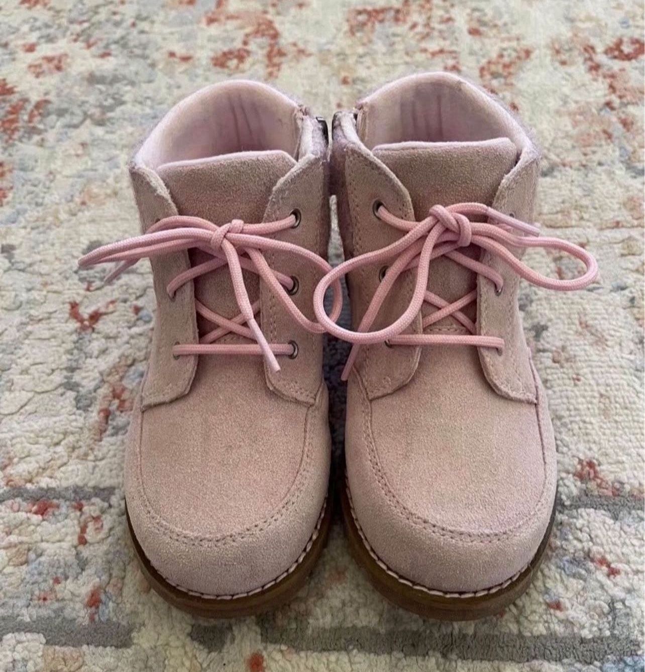 UGG Orin Wool & Suede Pale Pink Boot  Size 12 Toddler