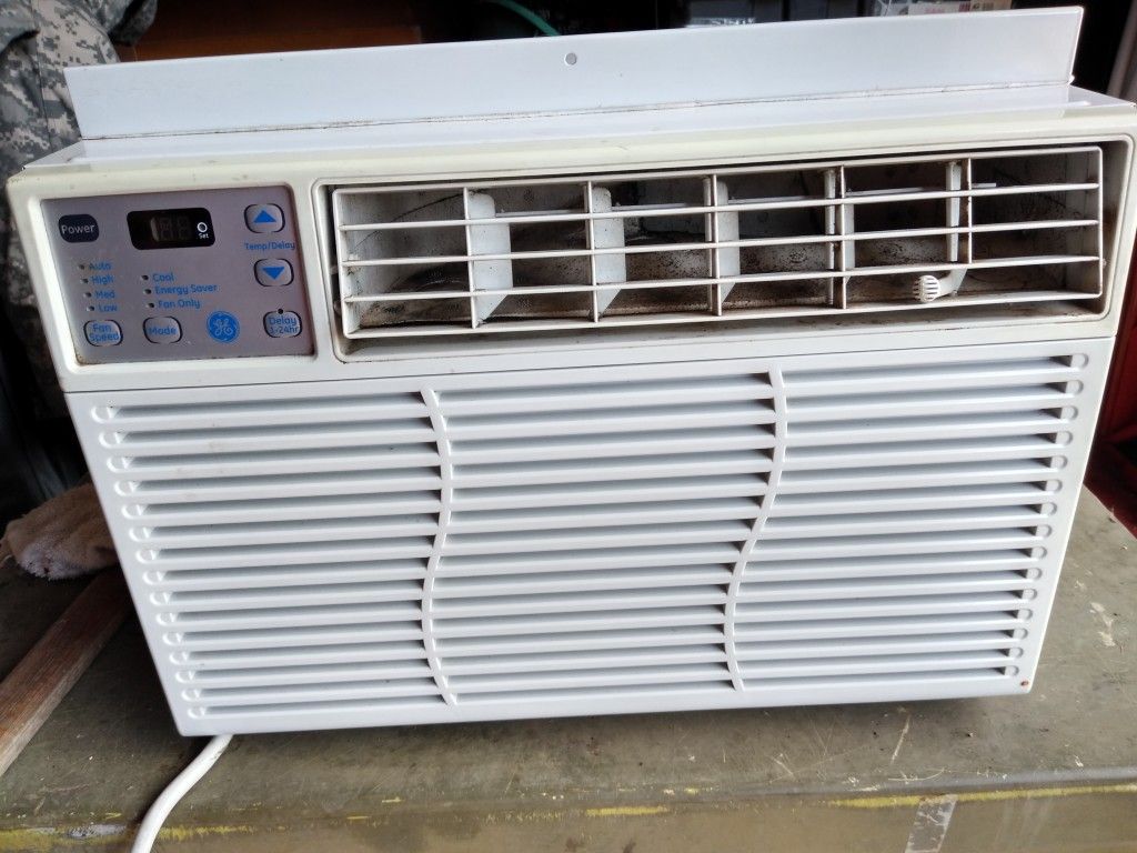 ge window AC with remote and window fittings