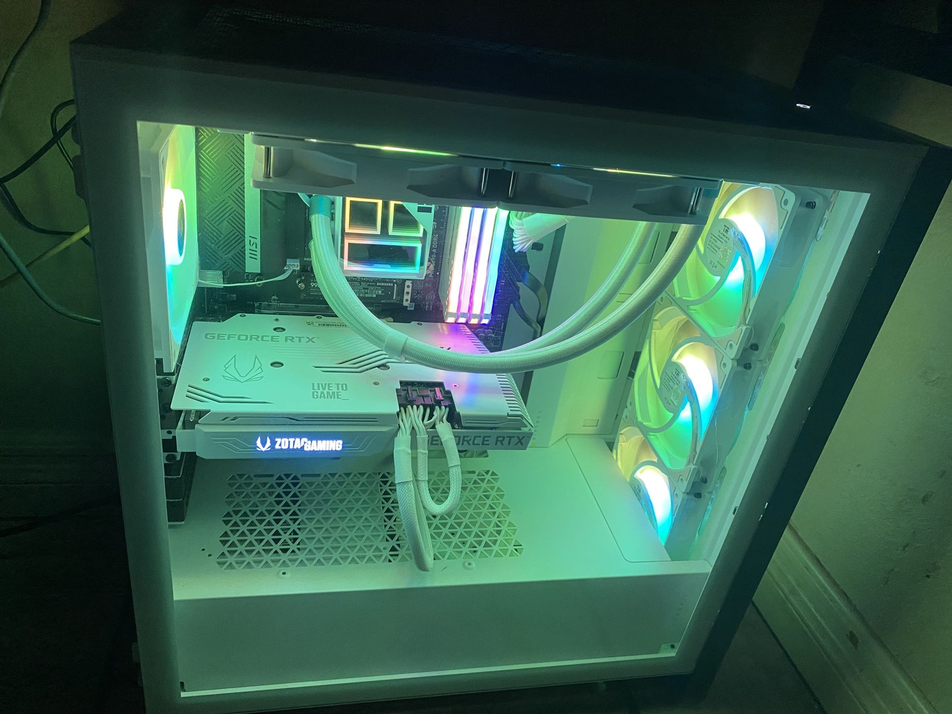 Gaming Pc 12th Gen i7-12700k 32gb Ram 2tb 990pro 750watt Corsair Psu