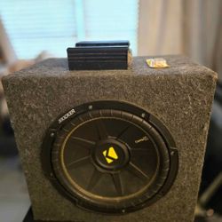 10in Kicker With Amp 