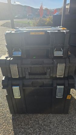 DeWalt 3-Piece Toolbox Stack (ToughSystem 2.0 + TSTAK)