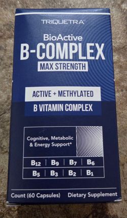 BioActive Vitamin B Complex - Blood Stream Ready, Methylated B Complex - Featuring Methylfolate, 3 BioActive Forms of B12, BenfoPure® B1 & Pantesin® B