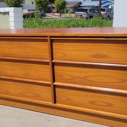 Mid Century Danish Teakwood Dresser-Credenza