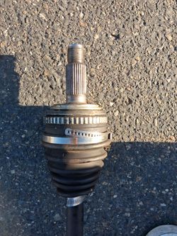 CV Axle Shaft with Boot and Clamps