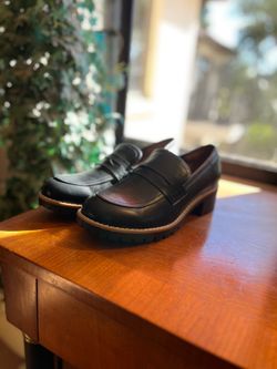 Dream Pairs Black Chunky Penny Loafers Women’s Size 10