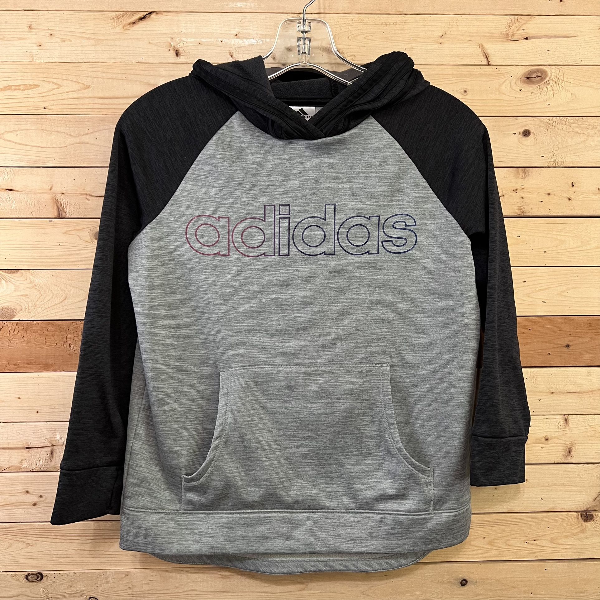 Adidas hoodie Activewear Pull Up Jacket Kids size L (12/14)
