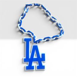 🔵⚪️Los Angeles Dodgers Oversized Sports Fan Chain ⚪️🔵