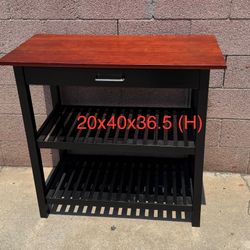 Table/ Shelves With One Drawer 
