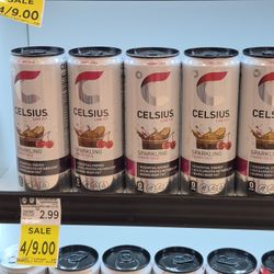 Celsius Fizz- Free Pink Lemonade  12pack $20