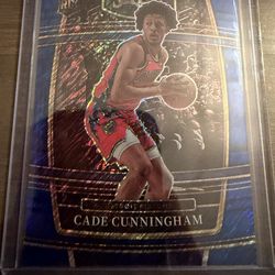 2021 PANINI SELECT #11 CADE CUNNINGHAM BLUE PRIZM RC