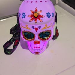 AMC exclusive light-up sugar skull popcorn bucket 