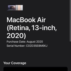  Apple MacBook Air 2020