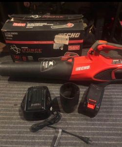 ECHO 56V 151 MPH 526 CFM Cordless Battery Powered Handheld Leaf Blower with 2.5Ah Battery and Charger