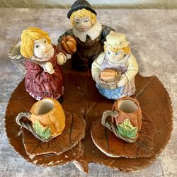 Miniature Harvest Tea Set