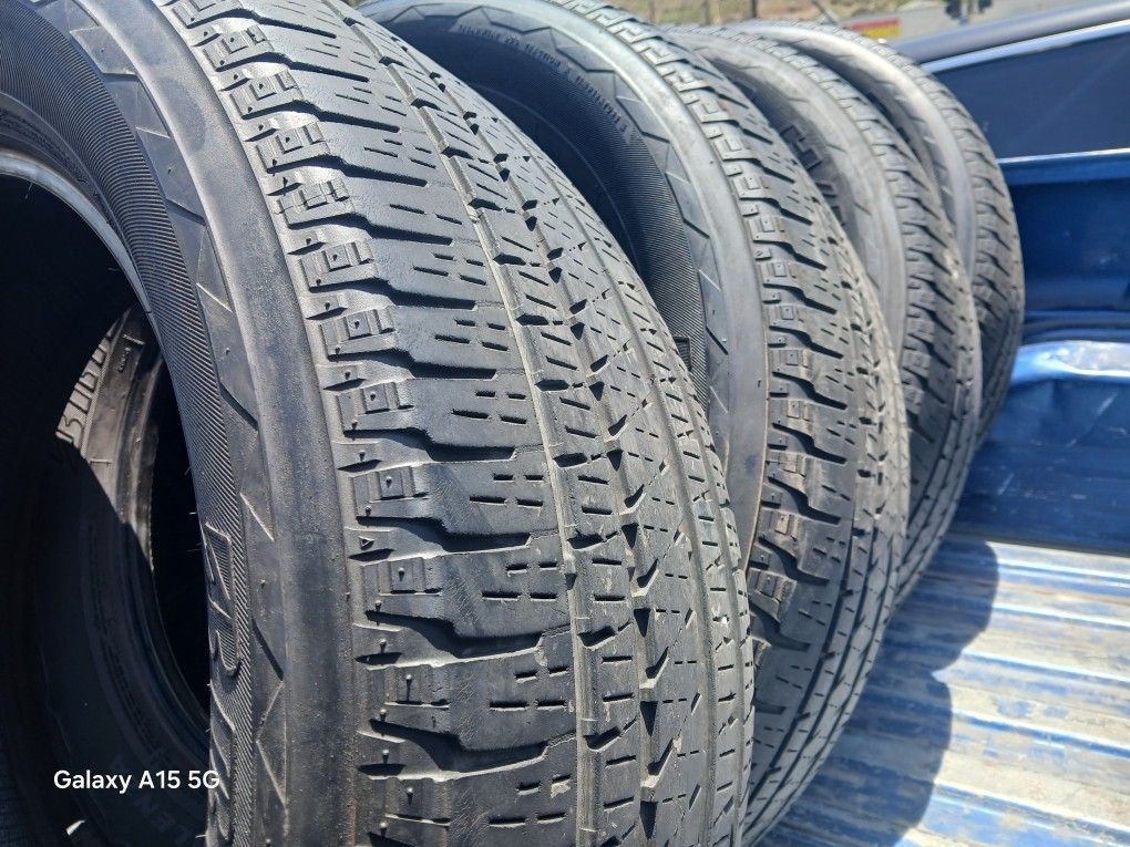 275/55R20 Bridgestone Dueller Alenza Tires (4)