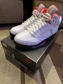 NIKE AIR JORDAN 5 FIRE RED SIZE 9.5 PLEASE READ CAREFULLY