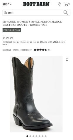 New Shyanne Women’s Boots Size 8.5