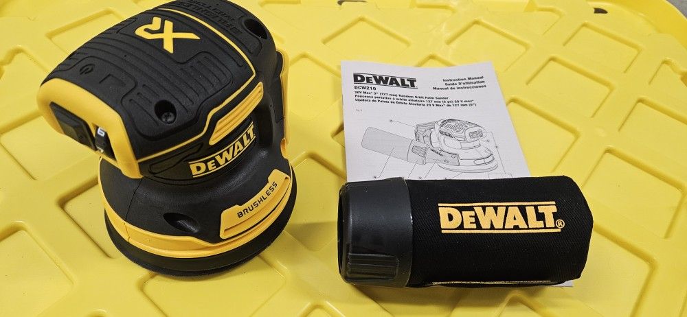 Dewalt 20V MAX XR Cordless Brushless 5 in. Random Orbital Sander (Tool Only)
