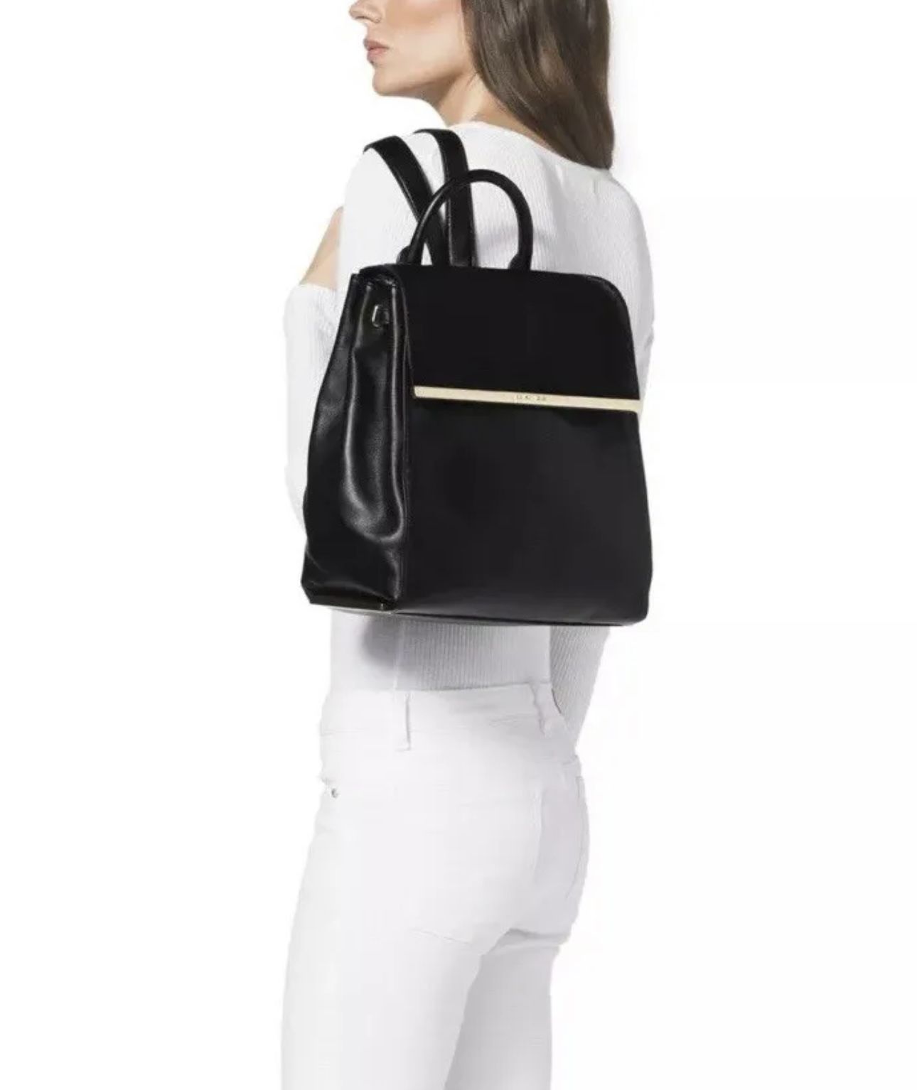 Michael Kors Lana Calf Hair Leather Leopard Backpack Bag Purse