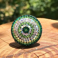 Cubic Zirconia Handmade Vintage Ring 925 Sterling Silver Size 6