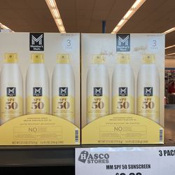 Members Mark SPF 50 Sunscreen Spray (3 Pack)
