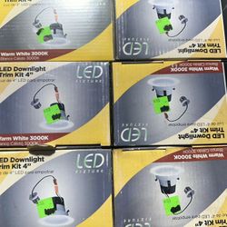 LOT OF 6* LED Downlight Trim Kits