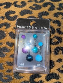 4🔥NEW belly button rings all 4 for $10