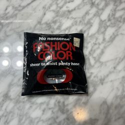 No nonsense Fashion Color sheer to waist panty hose Sandalfoot - medium to tall 174