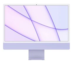 Apple 24" iMac with M1 Chip (Mid 2021, Purple)
