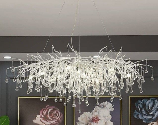 Beautiful Brand New Lighting. Crystals Still Packaged.