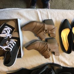 Size 7.5 Lot Of Women’s Shoes $OBO