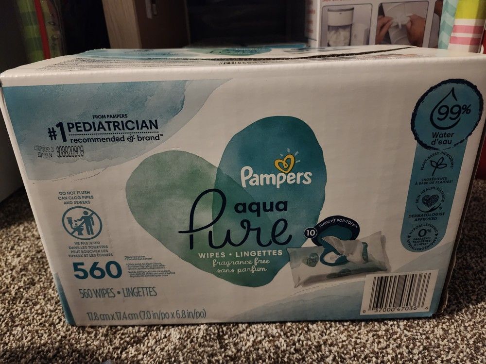 Baby Wipes Pampers Aqua Pure