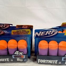 NERF Fortnite Rocket Refill Bundle – 4 Packs (16 Missiles) – BRAND NEW!
